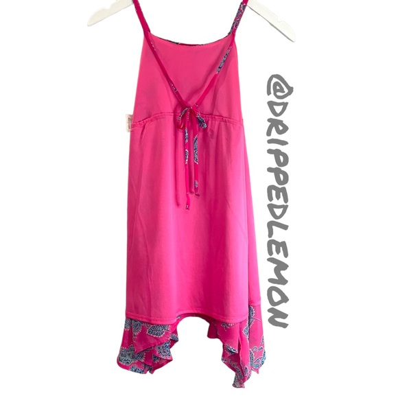 Sequin Hearts Girls Sz 10 Pink Ruffle Sleeveless Dress With Slip Church Dance 💃 - Picture 4 of 10